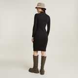 G-STAR Outlet Ergonomic Slim Rib Dress Black