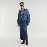 G-STAR Outlet Slim Rib Mock Top Purple