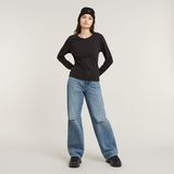 G-STAR Outlet Front Seam Top Black
