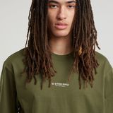 G-STAR Outlet Center Chest Boxy T-Shirt Green
