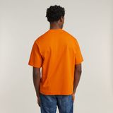 G-STAR Outlet Center Chest Boxy T-Shirt Orange