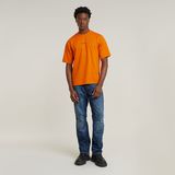 G-STAR Outlet Center Chest Boxy T-Shirt Orange