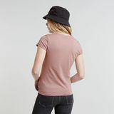 G-STAR Outlet Eyben Slim V-Neck Top 2.0 Pink