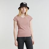 G-STAR Outlet Eyben Slim V-Neck Top 2.0 Pink