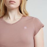 G-STAR Outlet Eyben Slim V-Neck Top 2.0 Pink