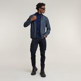 G-STAR Outlet Premium Core Mock Neck Knitted Sweater Dark blue