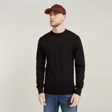 G-STAR Outlet Premium Core Knitted Sweater Black