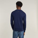 G-STAR Outlet Premium Core Knitted Sweater Dark blue