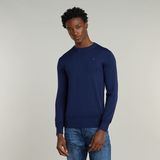 G-STAR Outlet Premium Core Knitted Sweater Dark blue