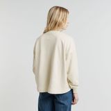 G-STAR Outlet Chroma Graphic Loose Sweater White