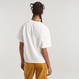 G-STAR Outlet Multi Print Loose Top White