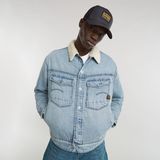 G-STAR Outlet Dakota Sherpa Jacket Light blue
