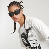 G-STAR Outlet Multi Print Loose Top White