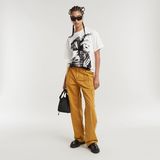 G-STAR Outlet Multi Print Loose Top White
