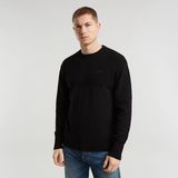 G-STAR Outlet Knitted Sweater Fisherman Black