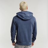 G-STAR Outlet Overdyed Hoodie Medium blue
