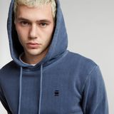 G-STAR Outlet Overdyed Hoodie Medium blue