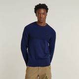 G-STAR Outlet Knitted Sweater Fisherman Dark blue