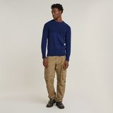 G-STAR Outlet Knitted Sweater Fisherman Dark blue