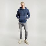 G-STAR Outlet Overdyed Hoodie Medium blue