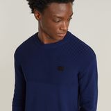 G-STAR Outlet Knitted Sweater Fisherman Dark blue
