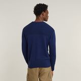 G-STAR Outlet Knitted Sweater Fisherman Dark blue