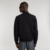 G-STAR Outlet Engineered Mix Knitted Bomber Black
