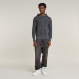G-STAR Outlet Overdyed Hoodie Black