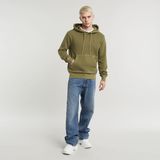 G-STAR Outlet Overdyed Hoodie Green