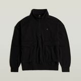 G-STAR Outlet Sudadera Rovic Skipper Loose Negro