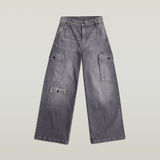 G-STAR Outlet Girls Mega Denim Cargo Grey