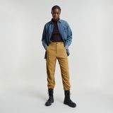 G-STAR Outlet Cargo Cropped Drawcord Pants Beige