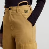 G-STAR Outlet Cargo Cropped Drawcord Pants Beige