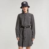 G-STAR Outlet Belted Shirt Dress Multi color