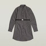 G-STAR Outlet Belted Shirt Dress Multi color