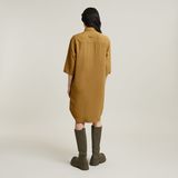G-STAR Outlet Cargo Tunic Dress Beige