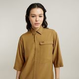G-STAR Outlet Cargo Tunic Dress Beige