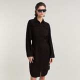 G-STAR Outlet Military Shirt Dress Black