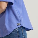 G-STAR Outlet Military Button Down Shirt Medium blue