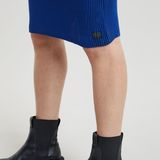 G-STAR Outlet Plated Slim Knitted Dress Multi color