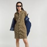 G-STAR Outlet Button Through Dress Green