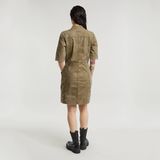 G-STAR Outlet Button Through Dress Green