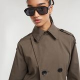 G-STAR Outlet Trench Coat Brown