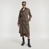 G-STAR Outlet Trench Coat Brown