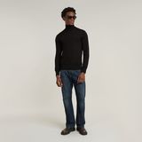 G-STAR Outlet Premium Core Turtle Neck Knitted Sweater Black