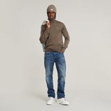 G-STAR Outlet Premium Core Turtle Neck Knitted Sweater Brown