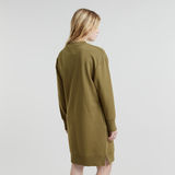 G-STAR Outlet Chroma Graphic Sweater Dress Green