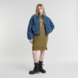 G-STAR Outlet Chroma Graphic Sweater Dress Green