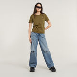 G-STAR Outlet Front Seam Top Green