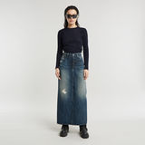 G-STAR Outlet Ribbed Shoulder Panels Slim Top Dark blue